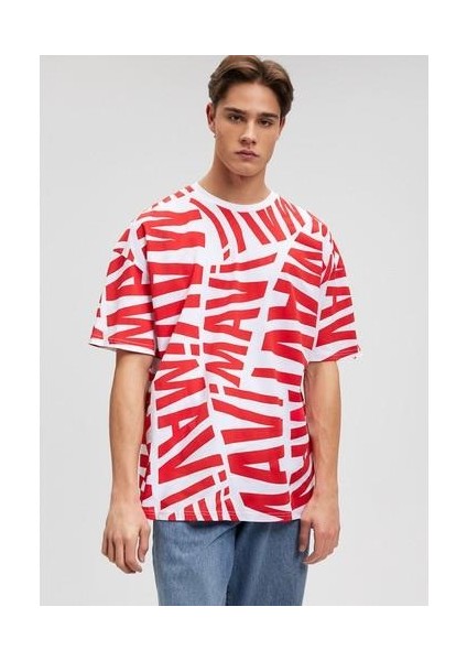 Logo Baskılı Kırmızı Tişört 0610629-70471