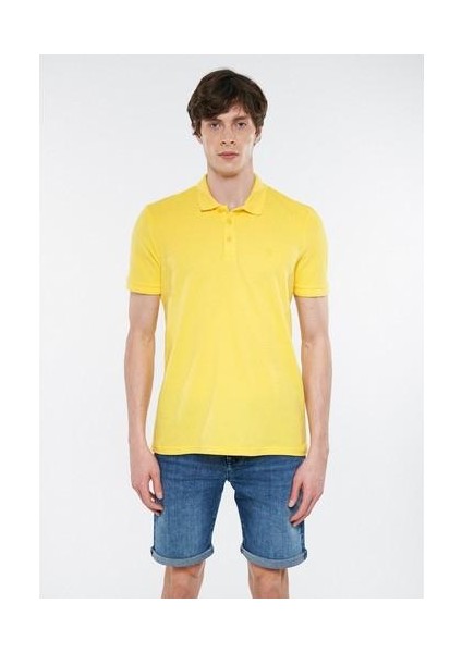 Erkek Sarı Polo Tişört 064946-71327