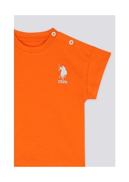 Color Harmony Turuncu Erkek Bebek T-shirt Pantolon Takım