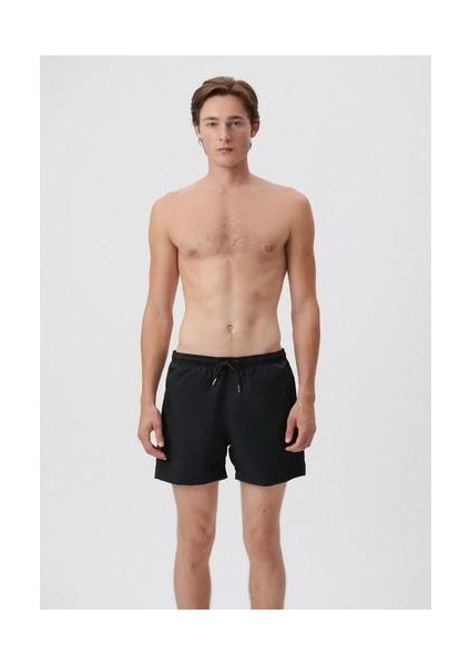 Erkek Siyah Kısa Deniz Şortu 0910882-900
