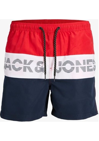 Jpstfiji Jjswim Colorblock Sn Kırmızı Erkek Deniz Şortu 12227260-Chine modelleri