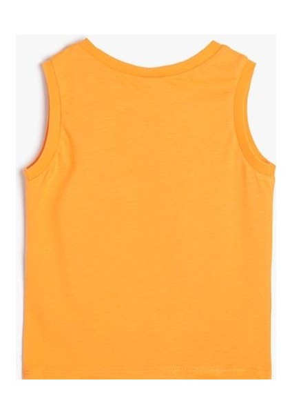 Atlet Kolsuz Meyve Baskılı Pamuklu