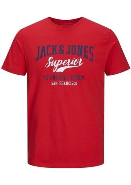 Jjelogo Tee Ss O-Neck 2 Col AW22 Sn True Red fiyatları