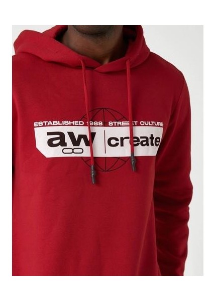 3WAM70128MK Koton Erkek Sweat Kırmızı