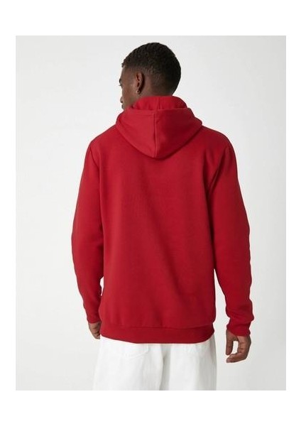 3WAM70128MK Koton Erkek Sweat Kırmızı
