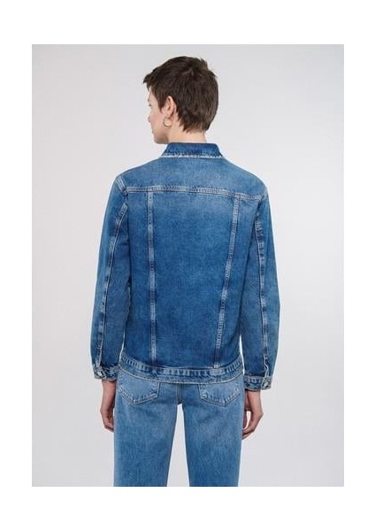 Karla 90lar İndigo Mavisi Jean Ceket 110154-30868