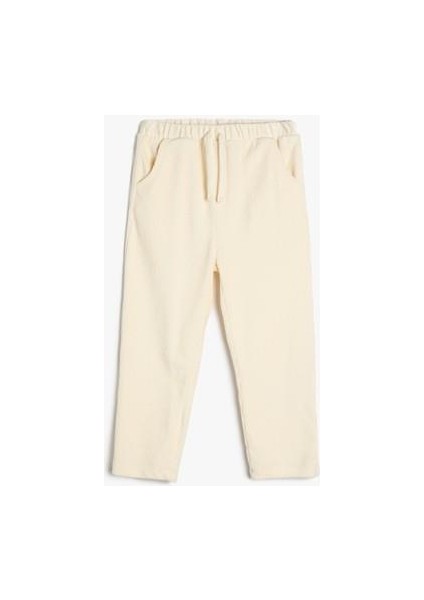 Kadife Fitilli Eşofman Altı Beli Bağlamalı Cepli fırsatları