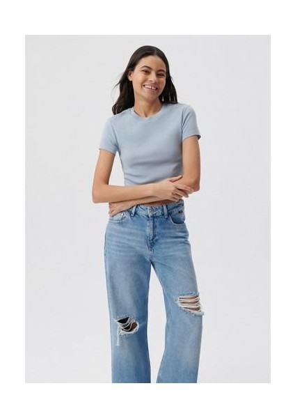 Mavi Basic Crop Tişört 1600814-85385
