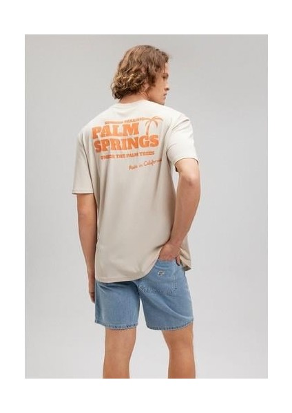 Baskılı Bej TIŞÖRT0612058-70039