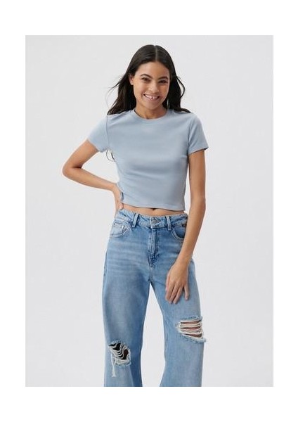 Mavi Basic Crop Tişört 1600814-85385