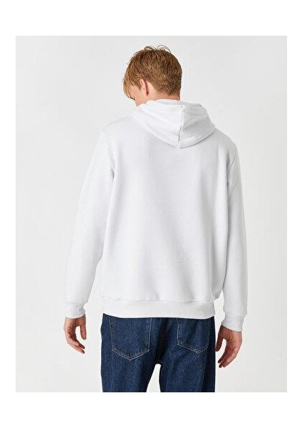 Basic Kapşonlu Sweatshirt