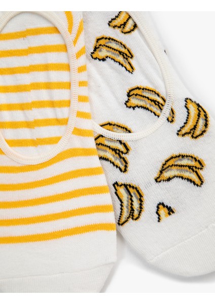 2'li Babet Çorabı Desenli fiyatları