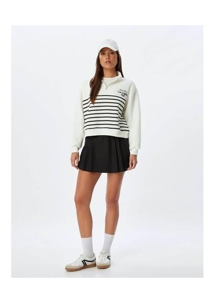 Kadın Sweatshirt Ekru 5WAK10054EK fırsatları