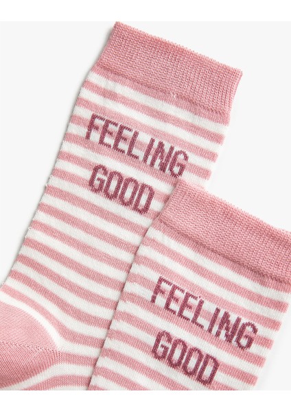 Çizgili Baskili Kadin Çorap fiyatları