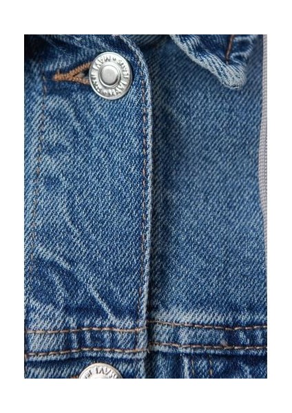 Kadın Karla Mavi 90s Jean Ceket 110154-85296