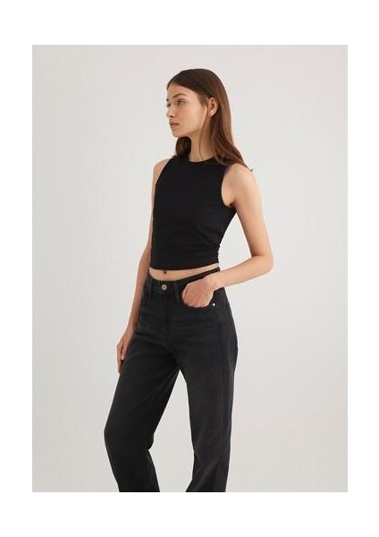 Siyah Halter Yaka Top 1612991-900