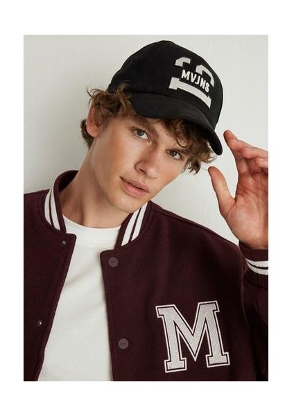 Mvjns Baskılı Siyah ŞAPKA0911527-900