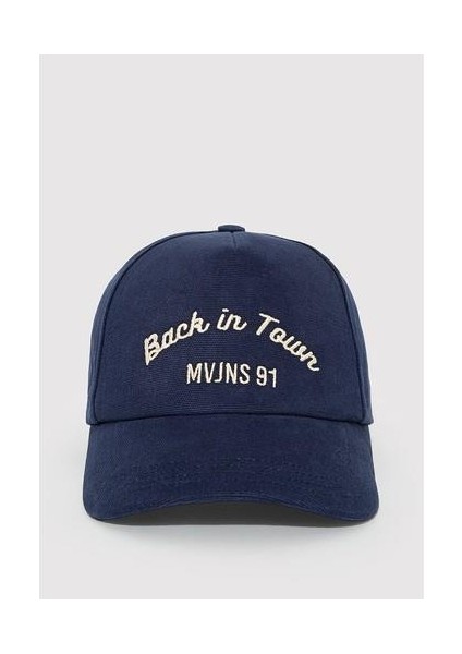 Mvjns 91 Baskılı Lacivert ŞAPKA0911523-30717