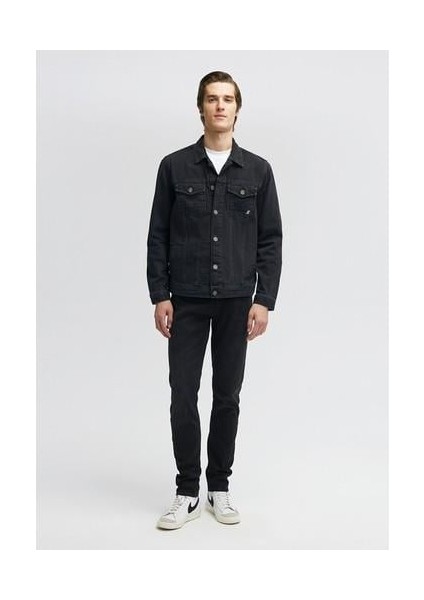 Drake Mavi Pro Antrasit Jean Ceket 010143-32231