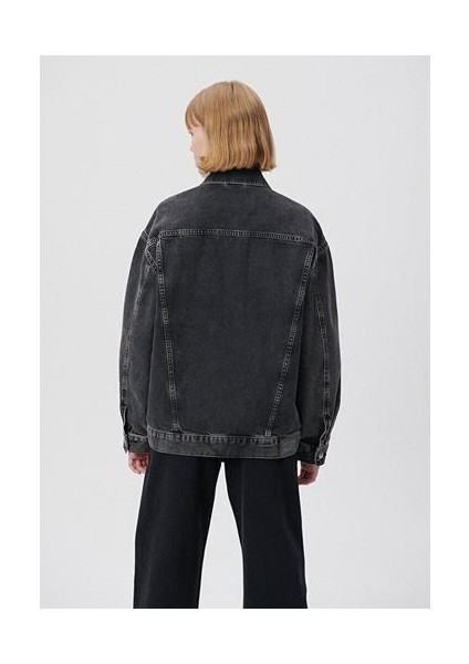 Kadın Luna Gri Kolej Jean Ceket 1110177-85298