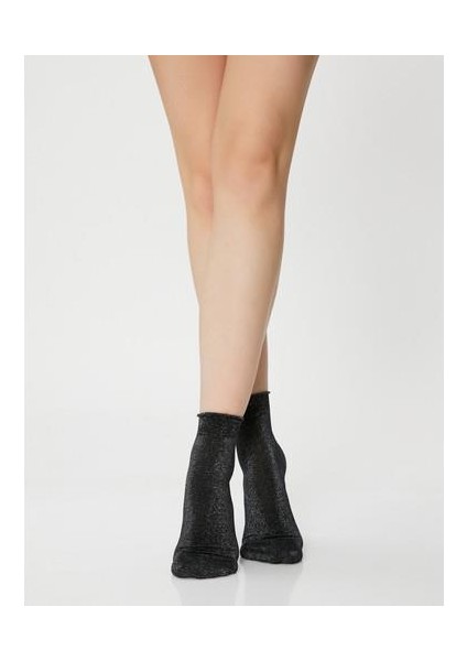 Soket Çorap Metalik Görünümlü modelleri