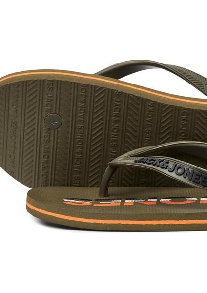 Yazılı Erkek Parmak Arası Terlik 12230641