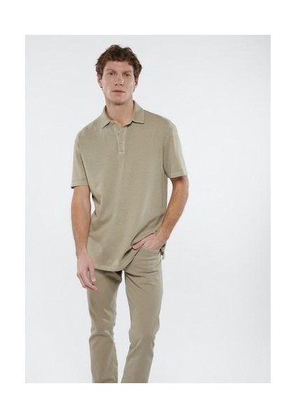 Erkek Bej Polo Tişört 0611325-70338