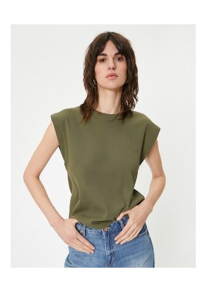 Bisiklet Yaka Tişört Slim Fit Kısa Kollu fırsatları