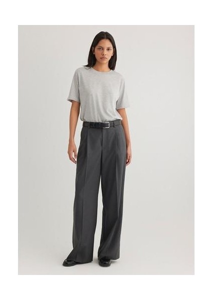 Çizgili Antrasit Pantolon 1010948-89329