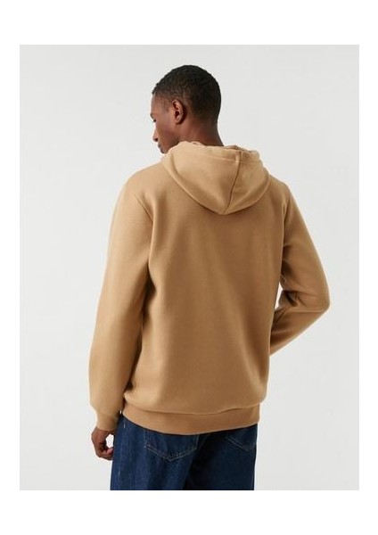 Basic Kapşonlu Sweatshirt