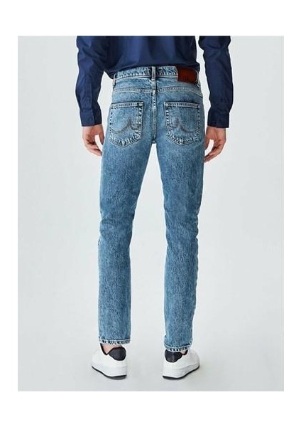 Erkek Enrıco Düşük Bel Dar Paça Super Slım Jean Pantolon