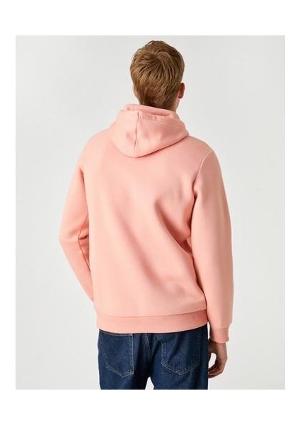 Basic Kapşonlu Sweatshirt