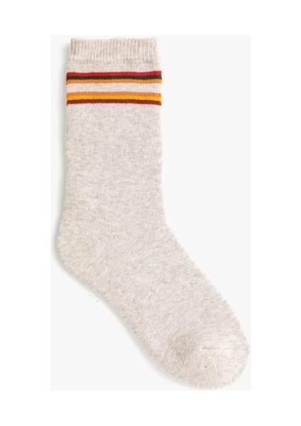 Çizgili Kadın Çorap modelleri