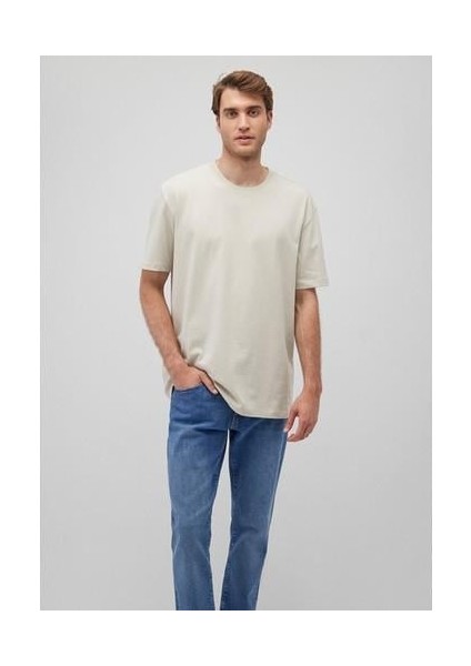 Bej Basic Tişört 066249-70144