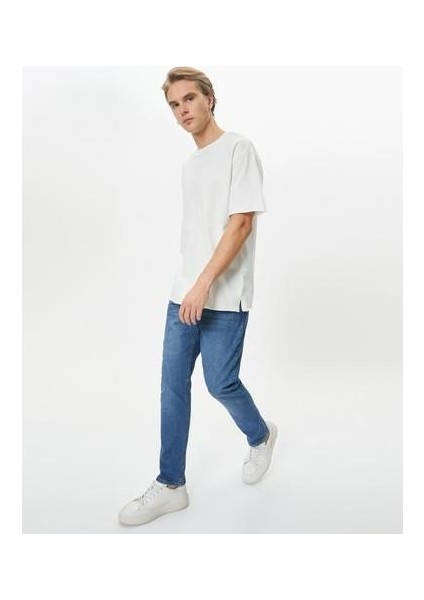 Slim Fit Kot Pantolon - Brad Jean