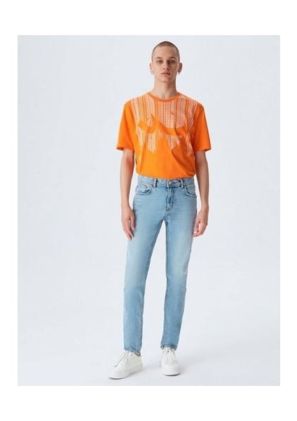 Erkek Jumy Dar Paça Orta Bel Jean Pantolon indirimleri