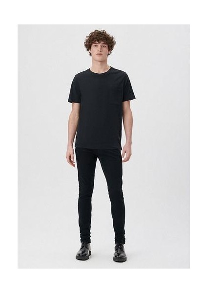 Erkek Rob Siyah Mavi Black Jean Pantolon 001030-32936