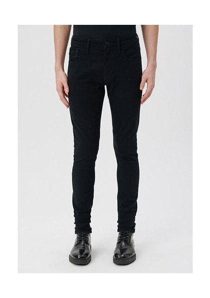Erkek Rob Siyah Mavi Black Jean Pantolon 001030-32936