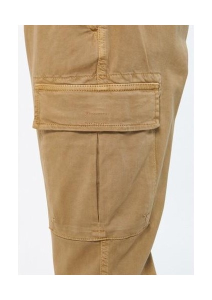Erkek Bej Kargo Pantolon 000125-80713