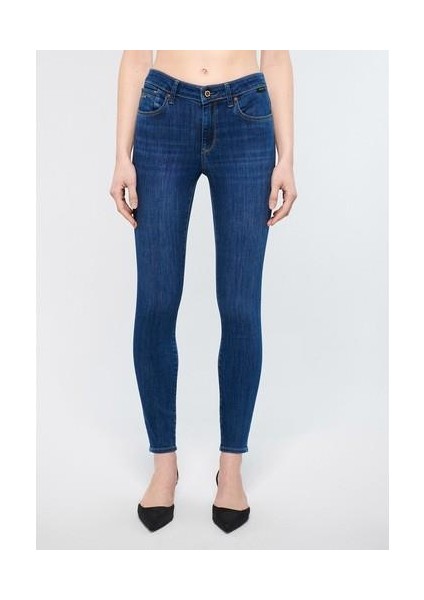 Kadın Tess Indigo Gold Premium Jean Pantolon 100328-82232