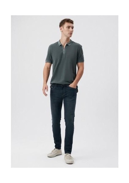 James Mavi Black Puslu Mürekkep Mavi Jean Pantolon 0042426976