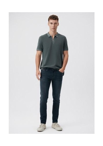 James Mavi Black Puslu Mürekkep Mavi Jean Pantolon 0042426976