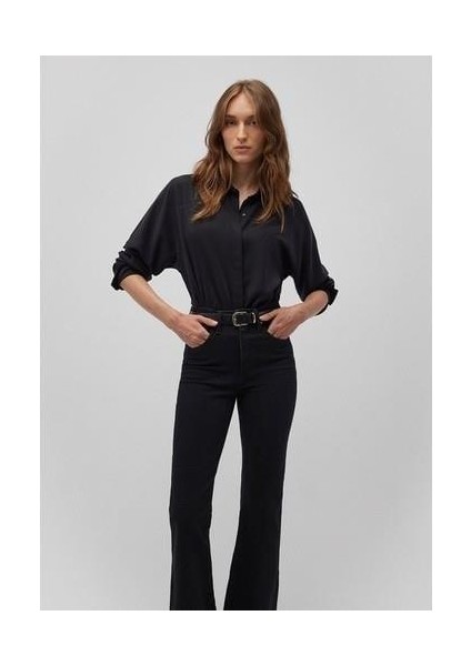 Lux Touch Tencel TM Beyaz Lyocell Gömlek 1210847-70057