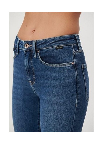 Kadın Cindy Mavi Gold Shape Jean Pantolon 100277-33687