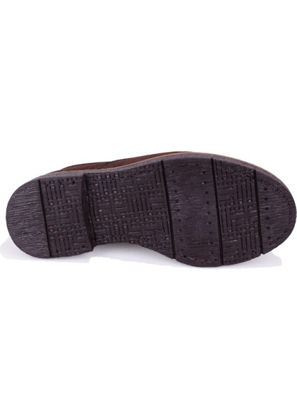 DZA07-1236028 Kahve Süet Günlük Düz Topuk Deri Kadın Bot fırsatları