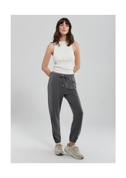 Lux Touch TENCEL TM Antrasit Modal Eşofman Altı 1600453-70122