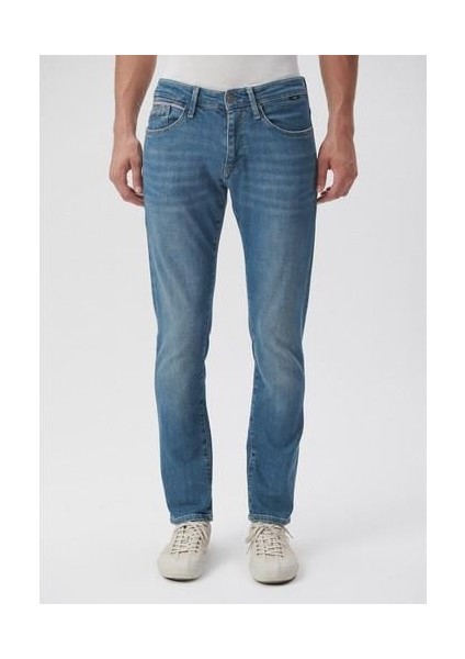 Jake Krmzbyz Mavi Premium Puslu Vintage Mavi Jean Pantolon 0042285192