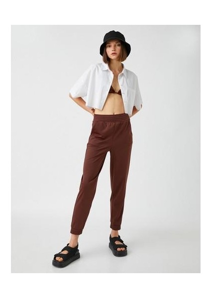 Jogger Eşofman Altı Beli Lastikli