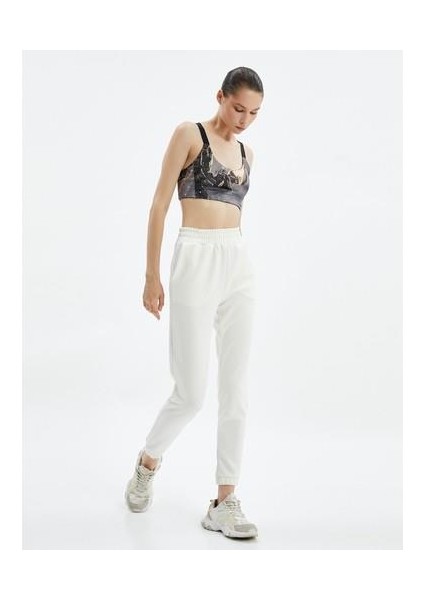 Basic Jogger Eşofman Altı Cepli Beli Bağlamalı Modal Kumaş