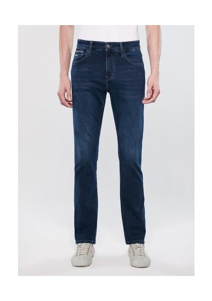 Erkek Martin Mürekkep Vintage Mavi Premium Jean Pantolon 0037882290